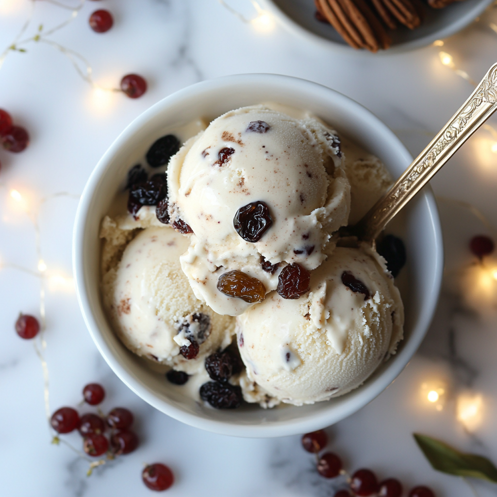 christmas pudding ice cream