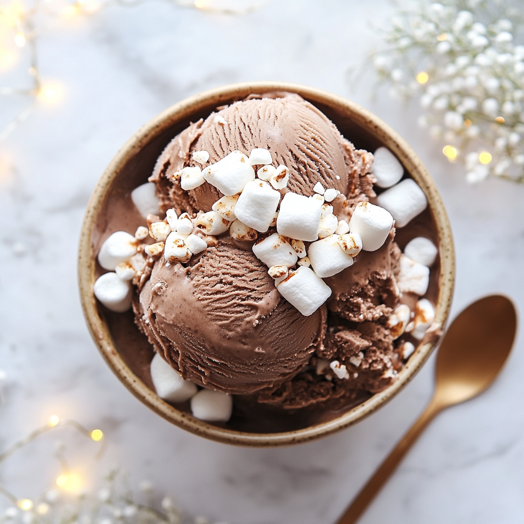 hot chocolate ice cream