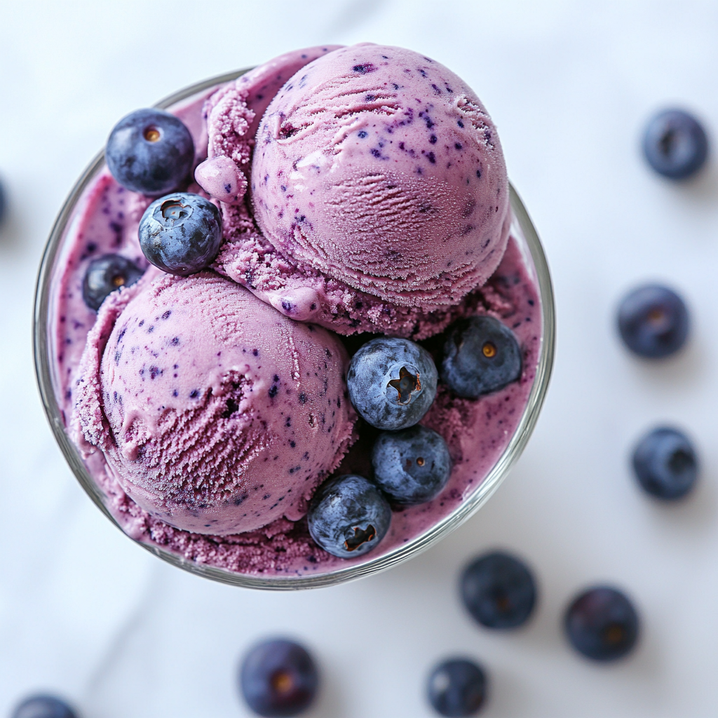 blueberry greek frozen yogurt