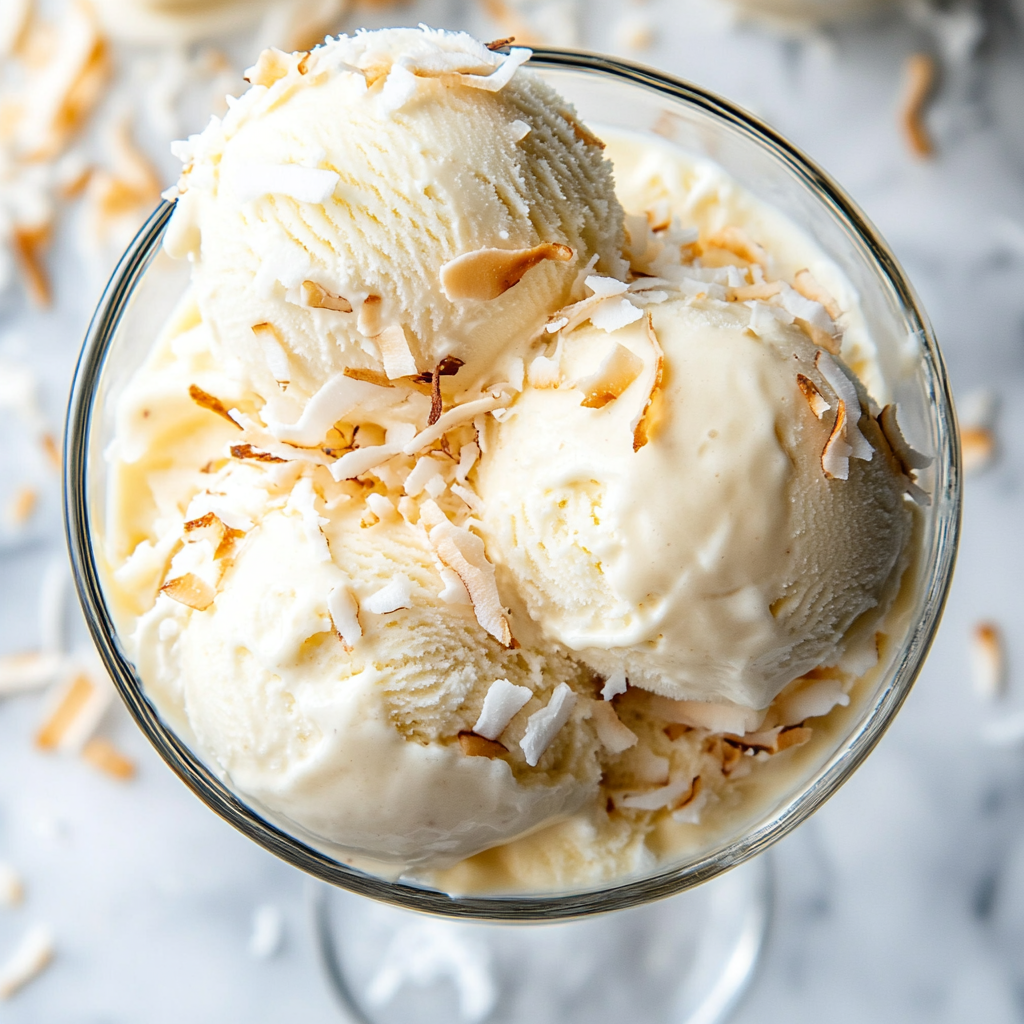 coconut frozen greek yogurt