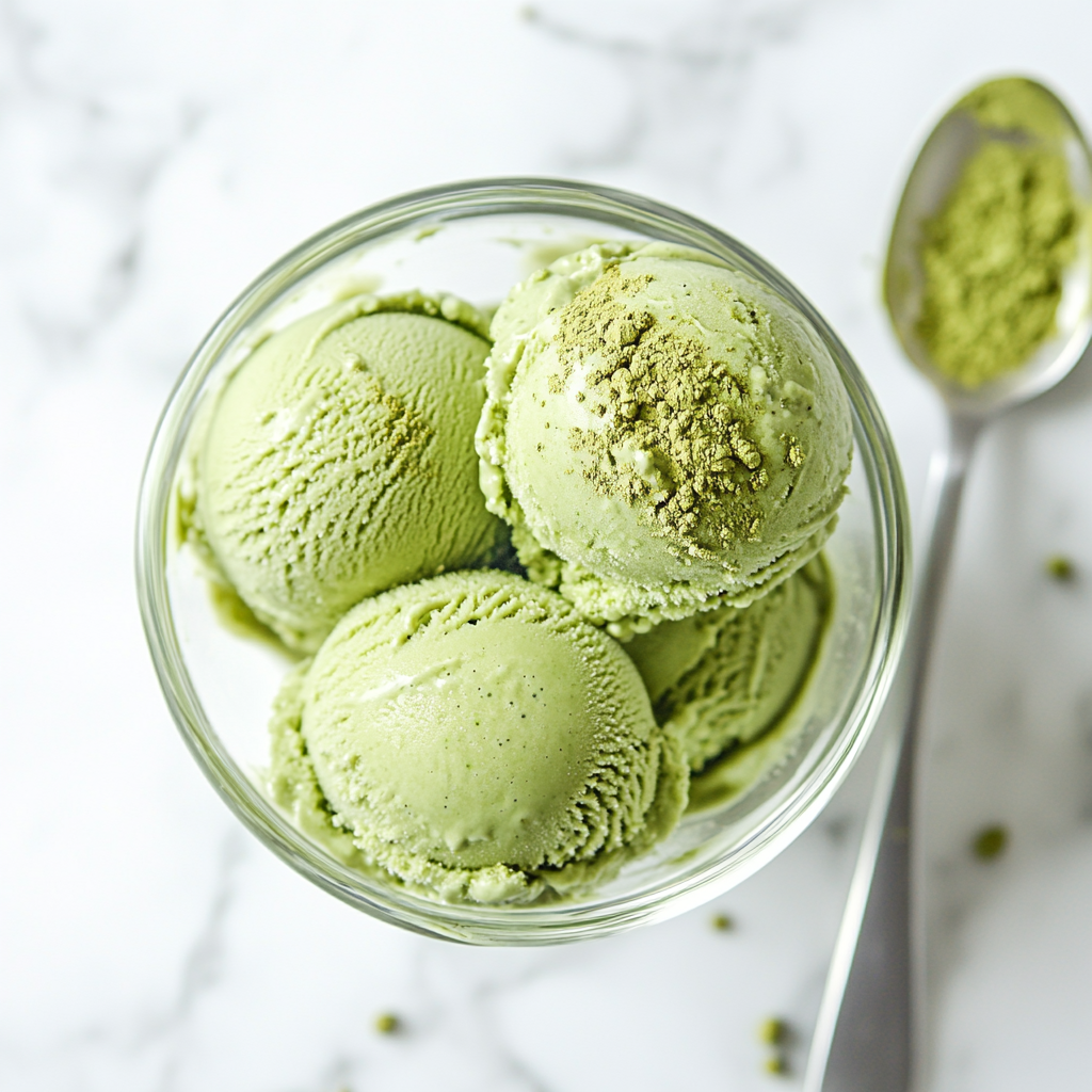 matcha green tea greek frozen yogurt