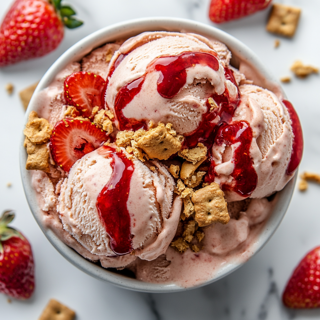 strawberry cheesecake ice cream