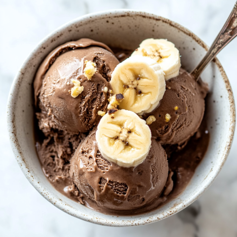 chocolate banana ice cream