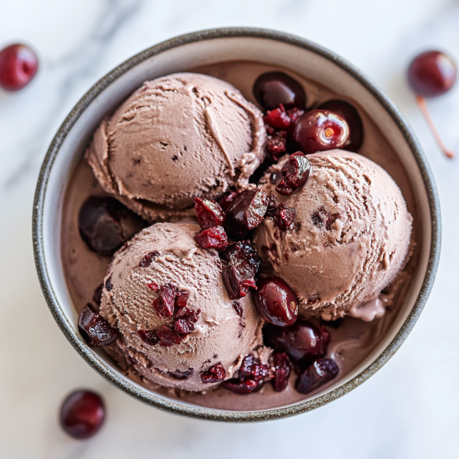 chocolate cherry ice cream