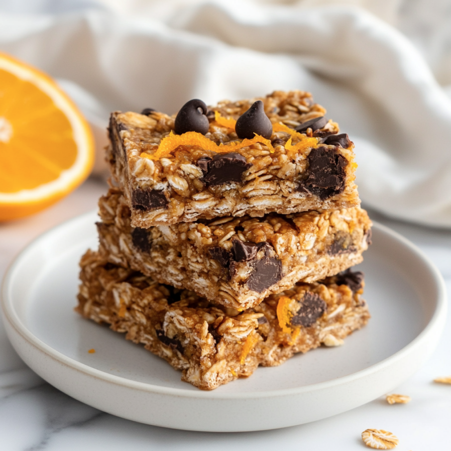 chocolate orange granola bars