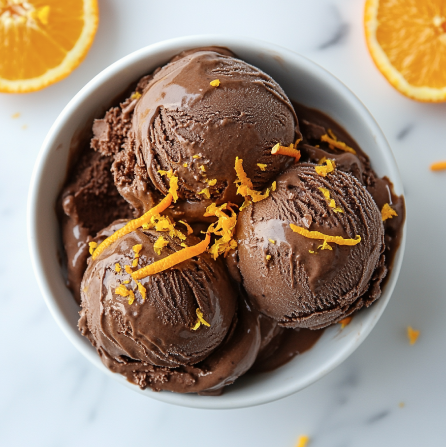 chocolate orange ice cream