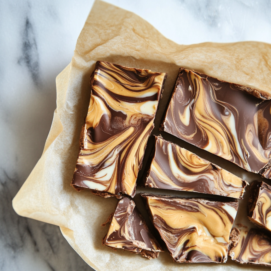 chocolate peanut butter yogurt bark
