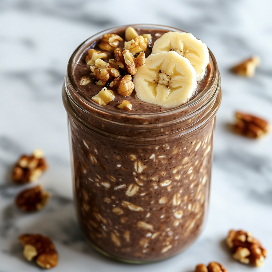 chunky monkey overnight oats