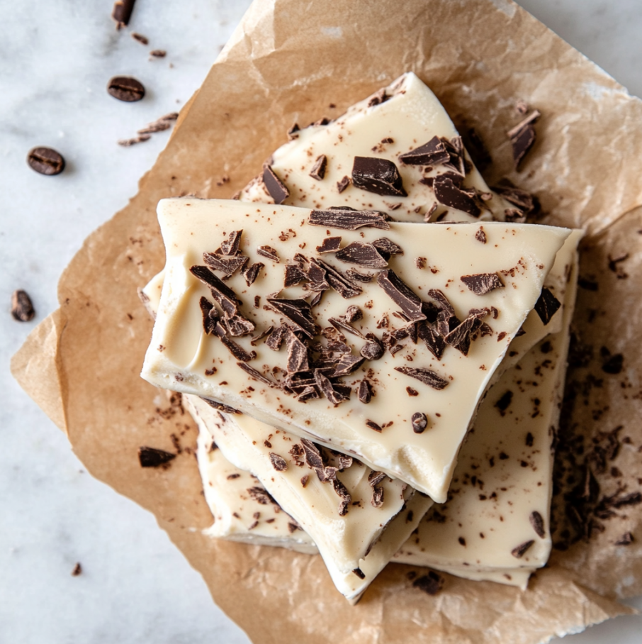 coffee yogurt bark