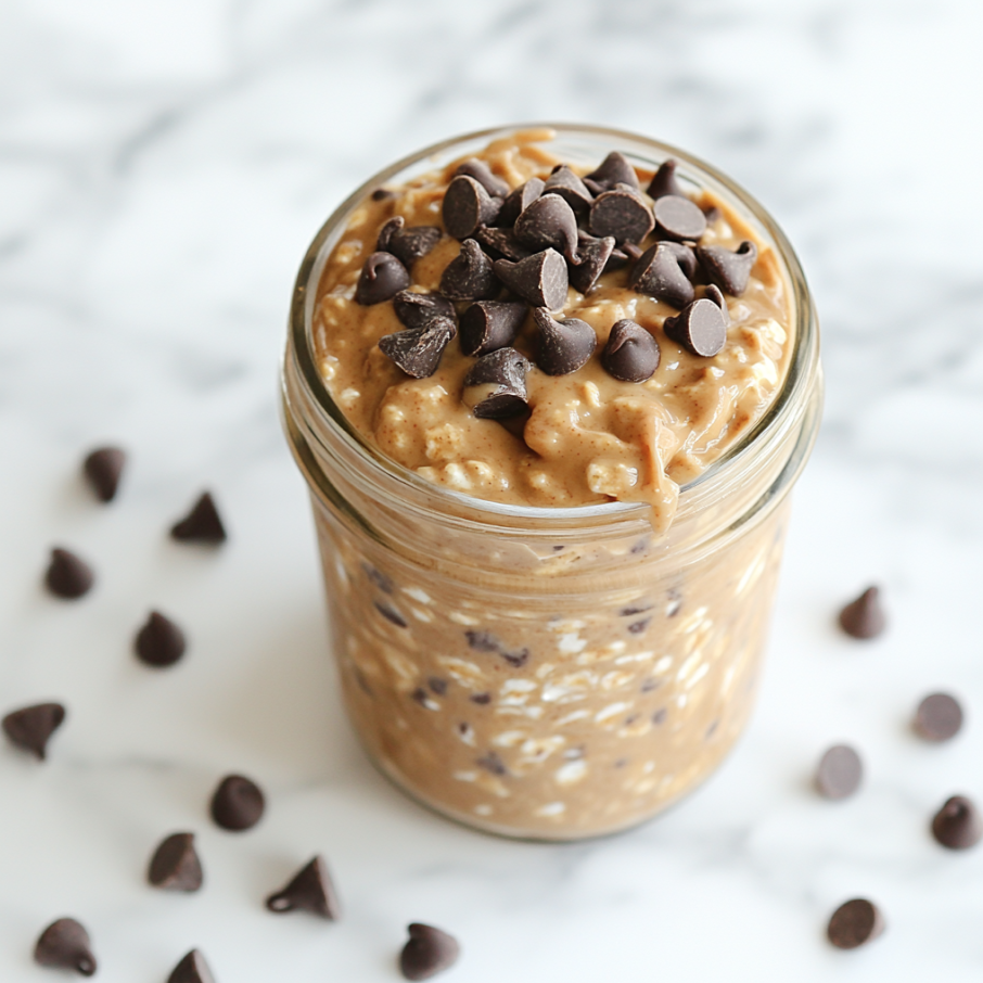 cookie dough overnight oats