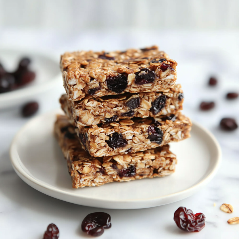 dark chocolate cherry granola bars