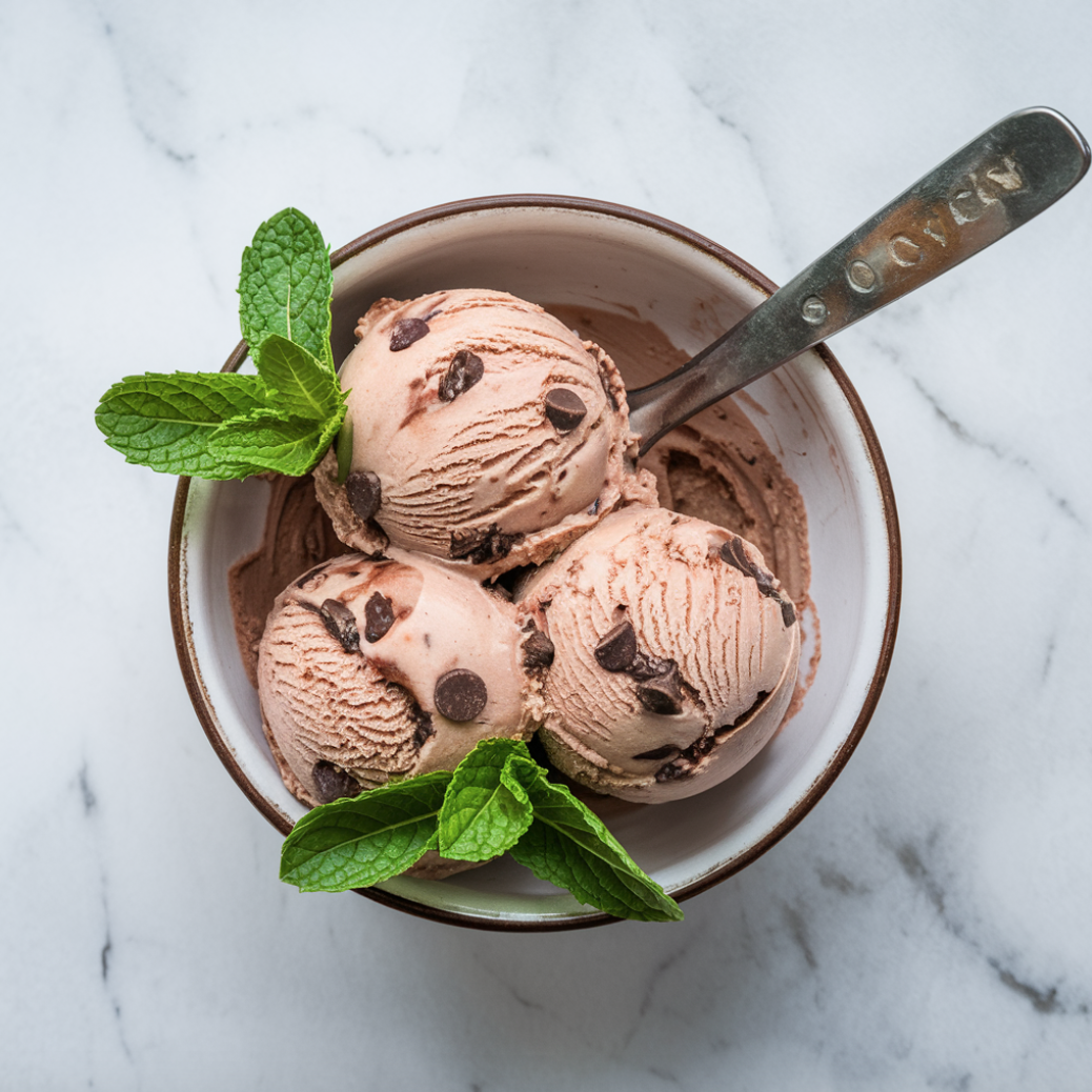 mint chocolate chip ice cream