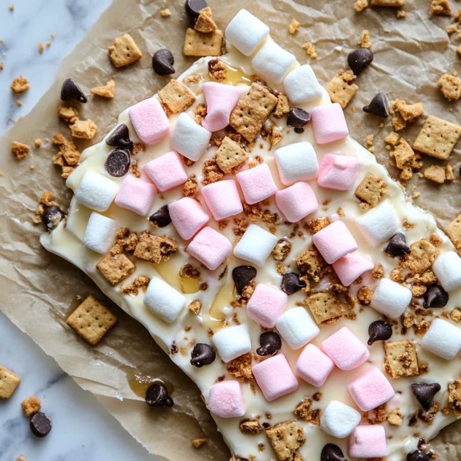 smores yogurt bark