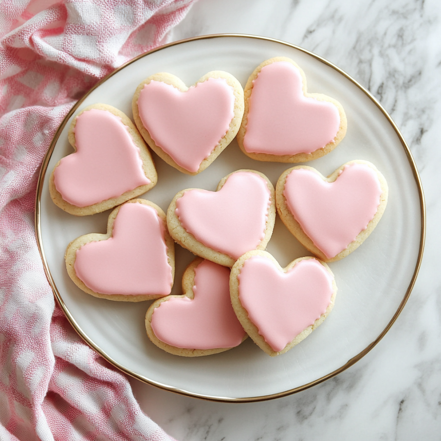 valentines day sugar cookies