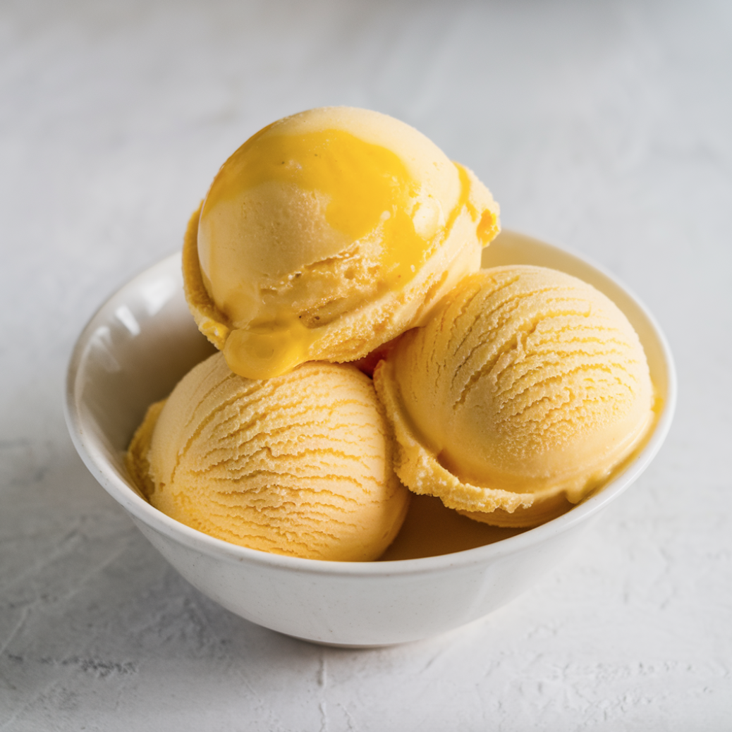 vegan mango ice cream
