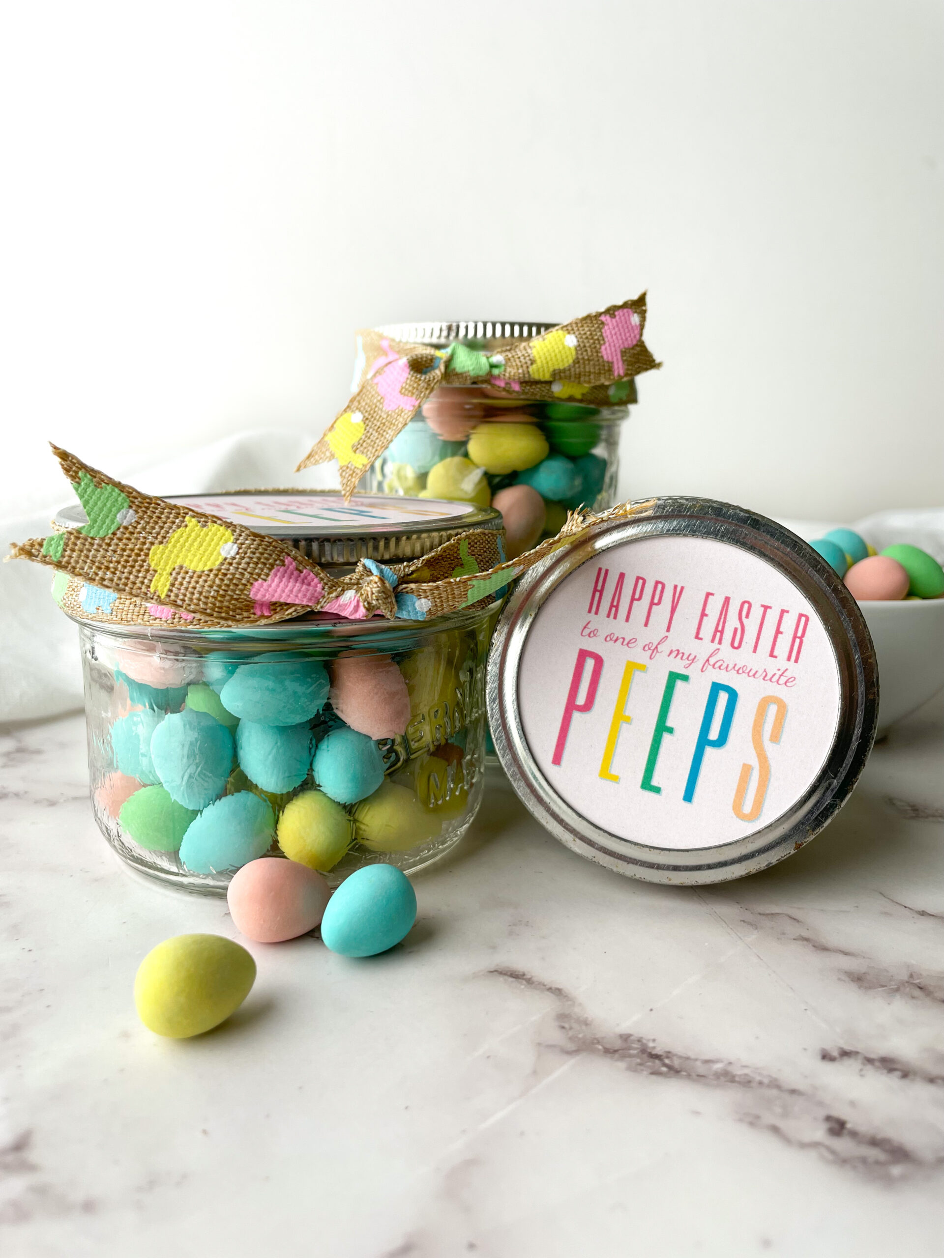 Easter mason jar gift
