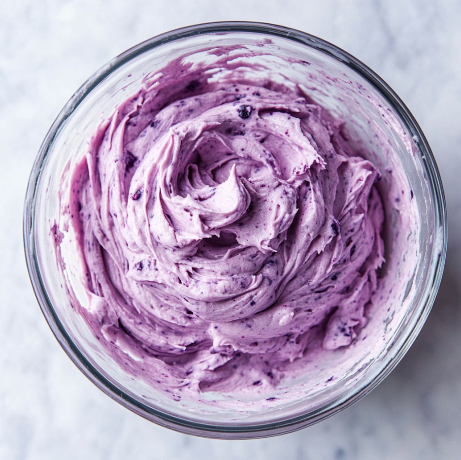 blueberry buttercream frosting