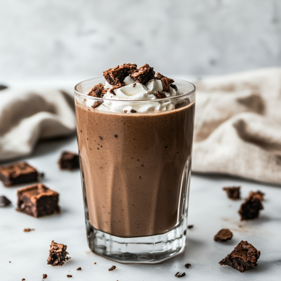 brownie batter milkshake