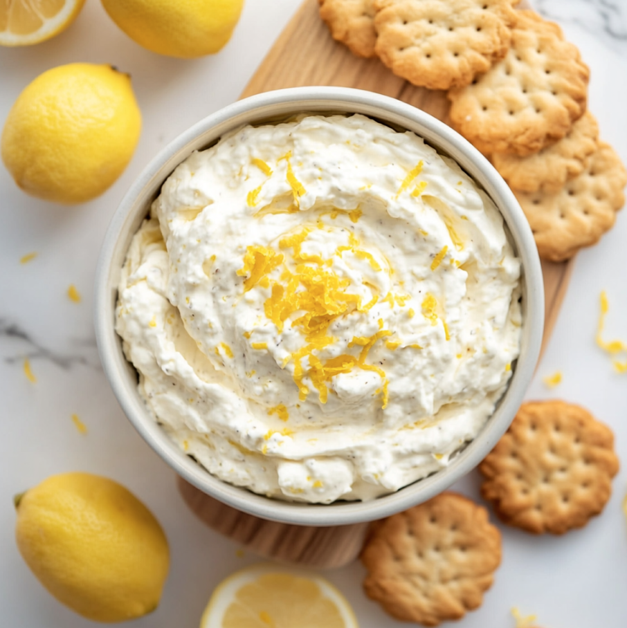 lemon cheesecake dip