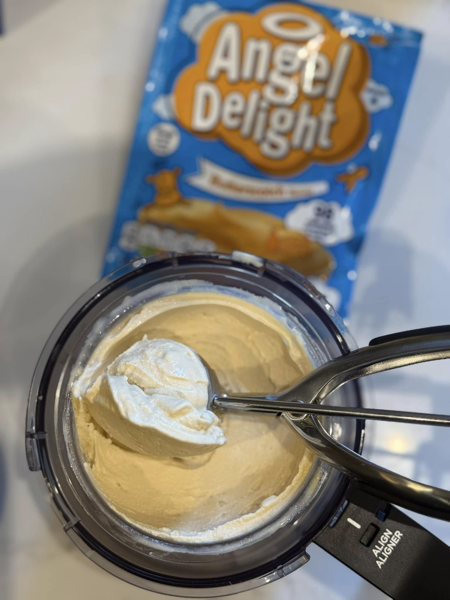 ninja creami butterscotch ice cream scoop