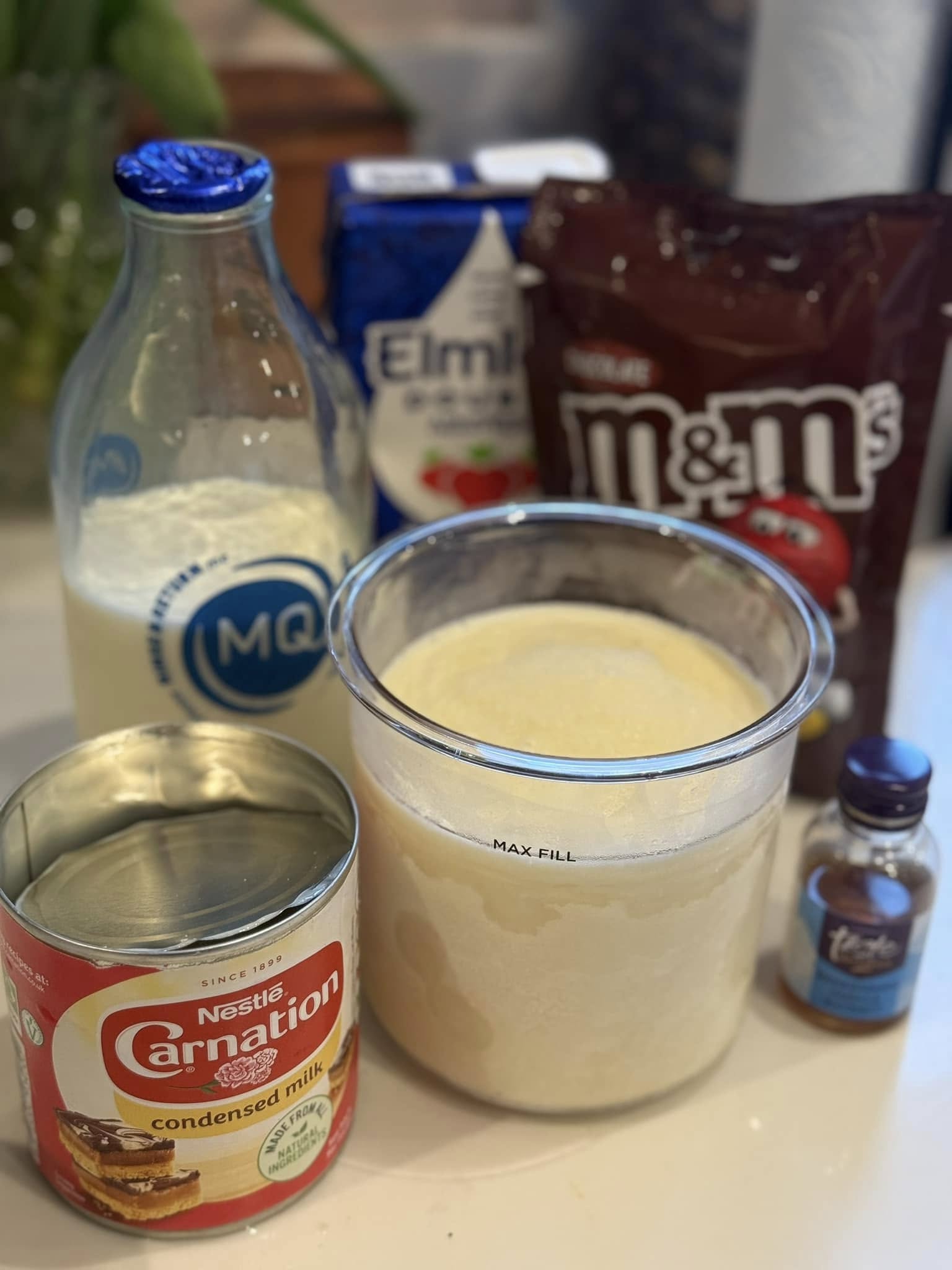 ninja creami m&m mcflurry ingredients