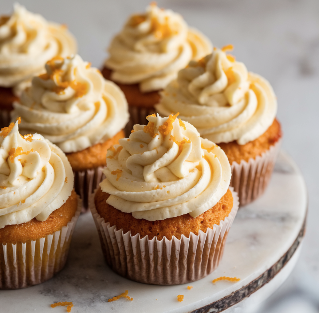 orange buttercream frosting