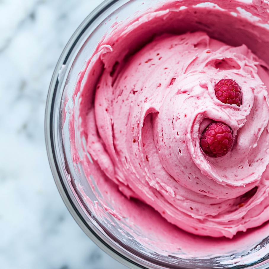 raspberry buttercream frosting