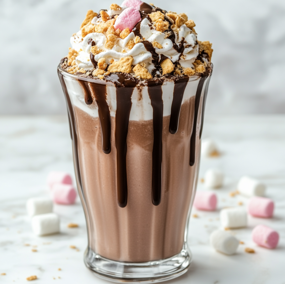 s'mores milkshake