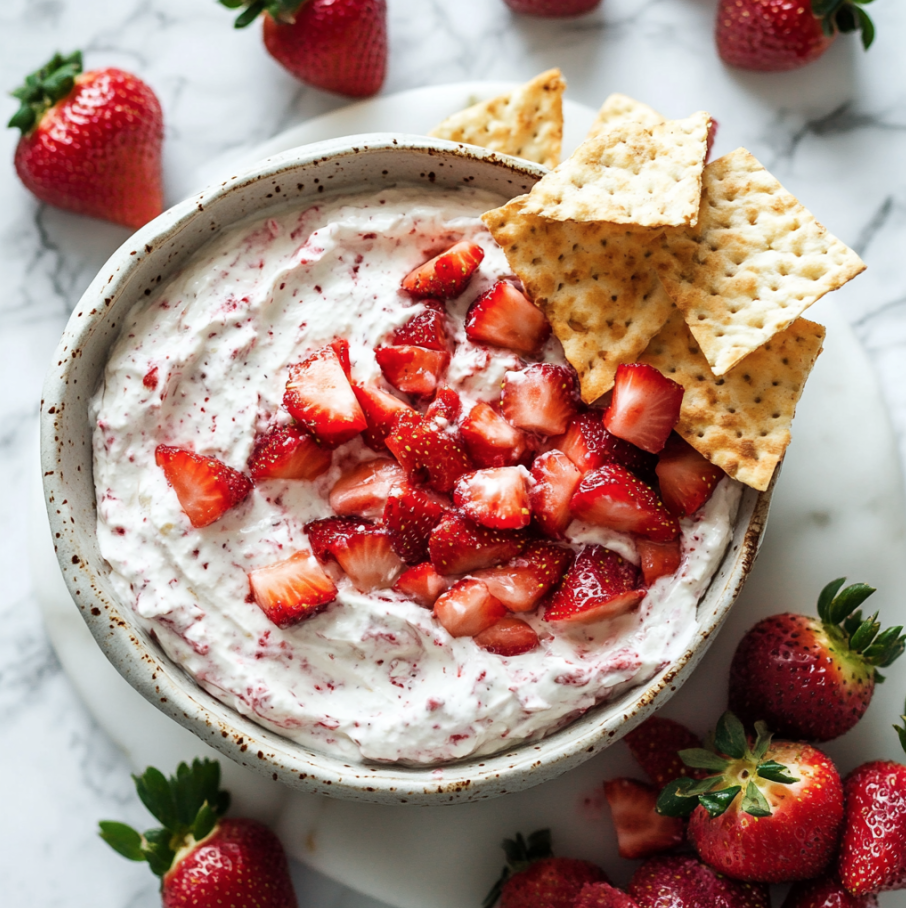 strawberry cheesecake dip
