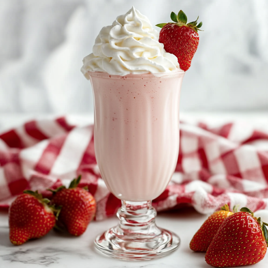 strawberry milkshake