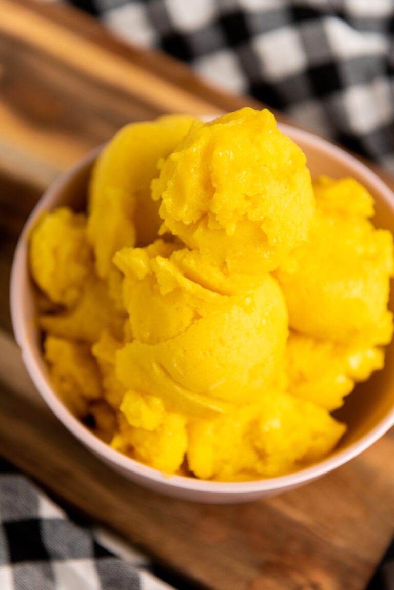 dairy free mango sorbet