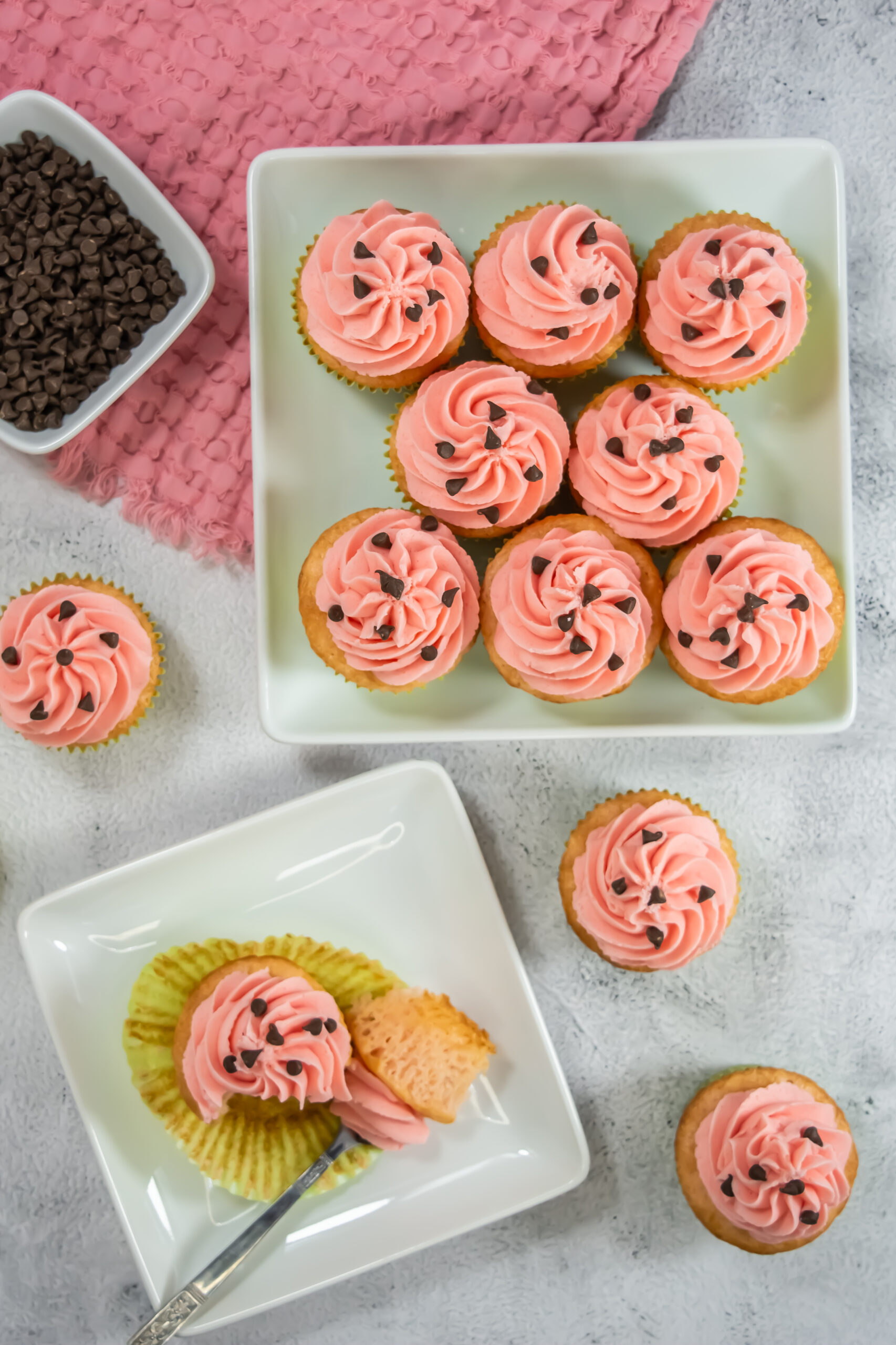 watermelon cupcake recipe