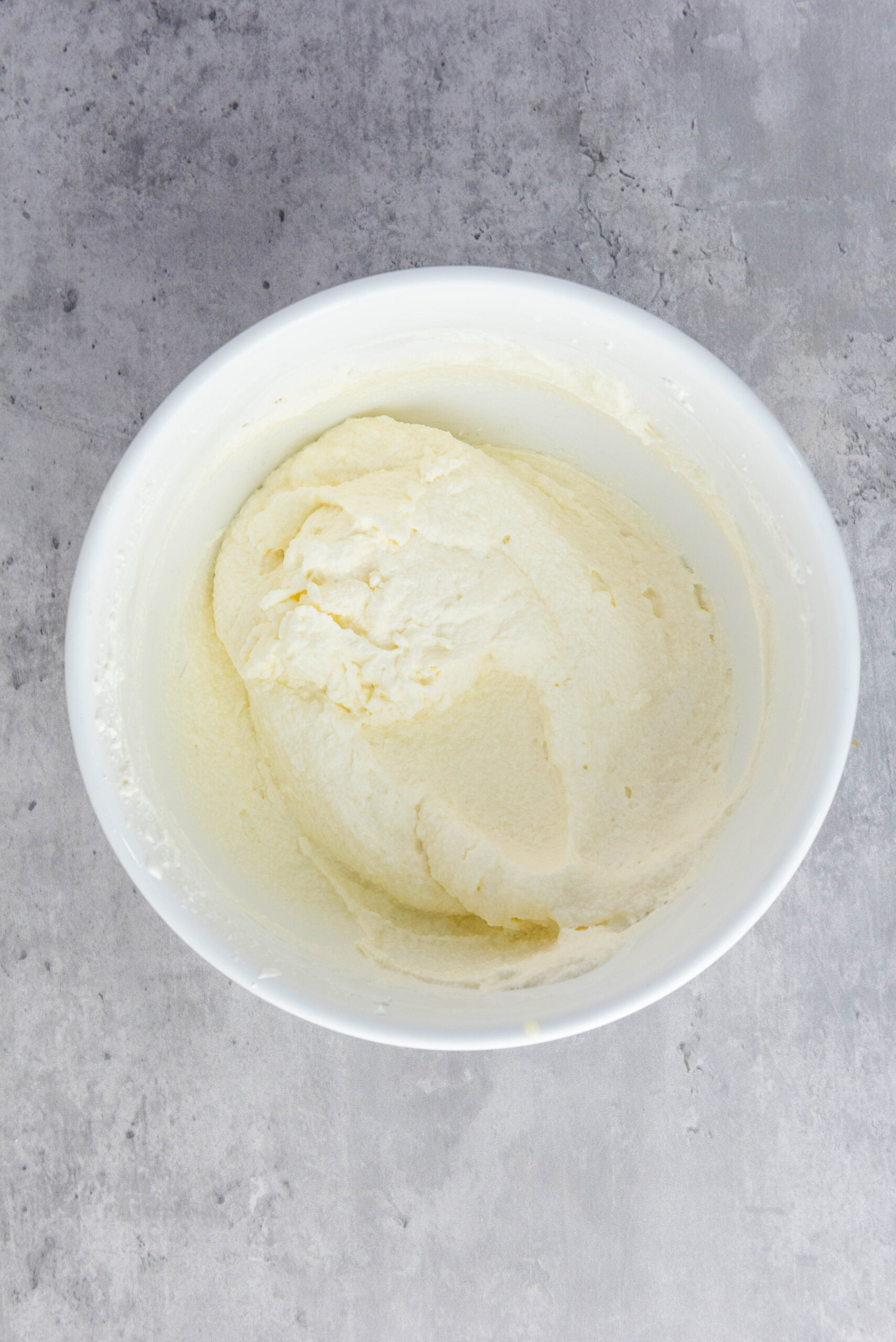 white chocolate mousse