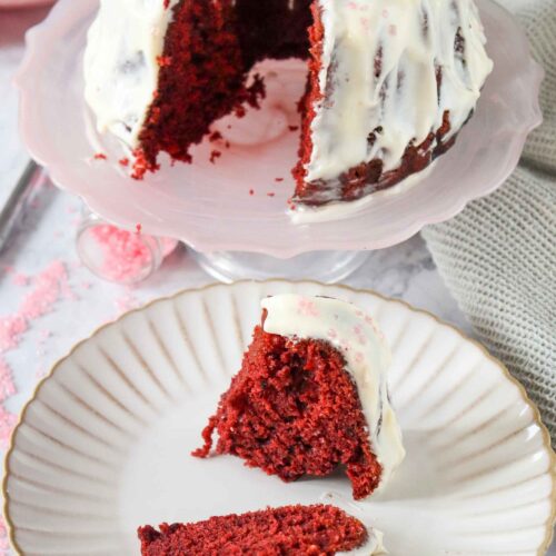 red velvet bundt cake