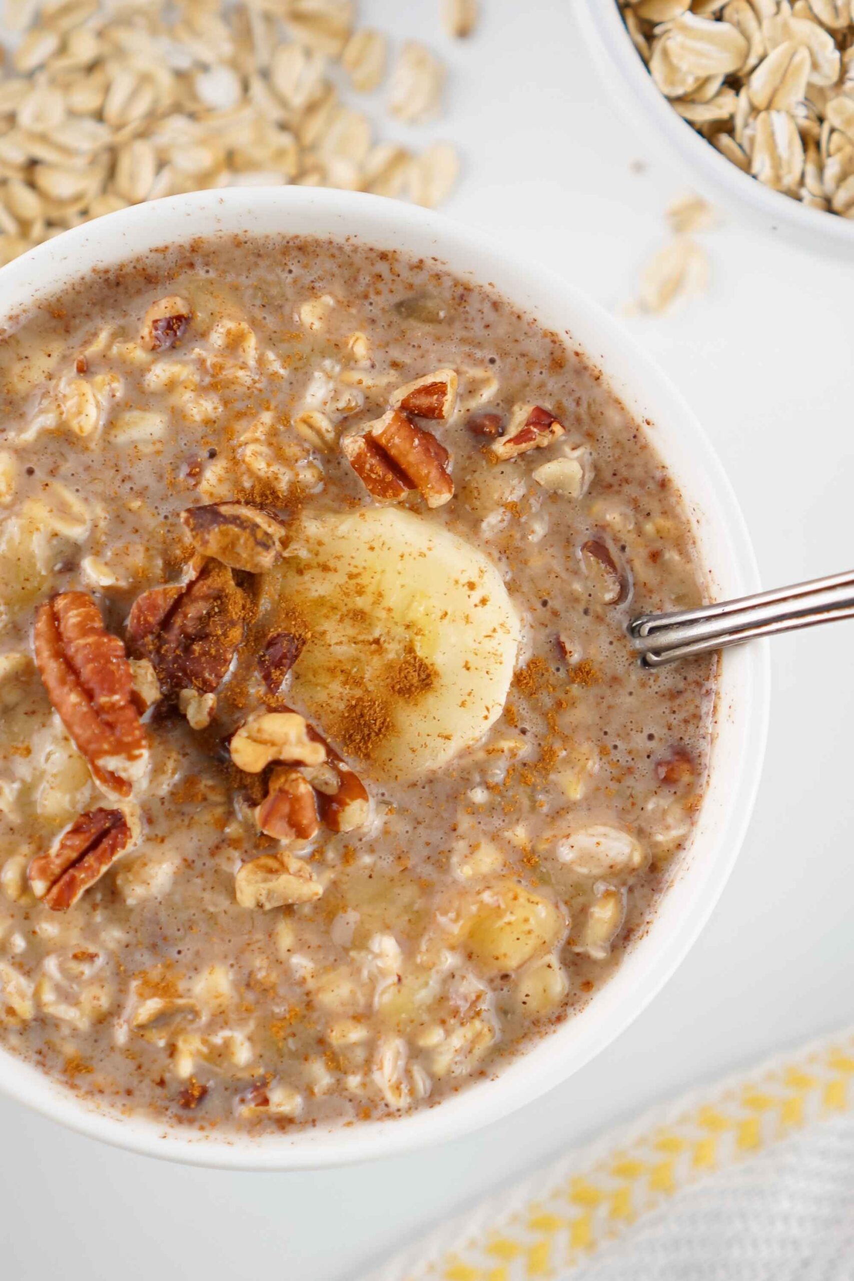 banana overnight cinnamon oats