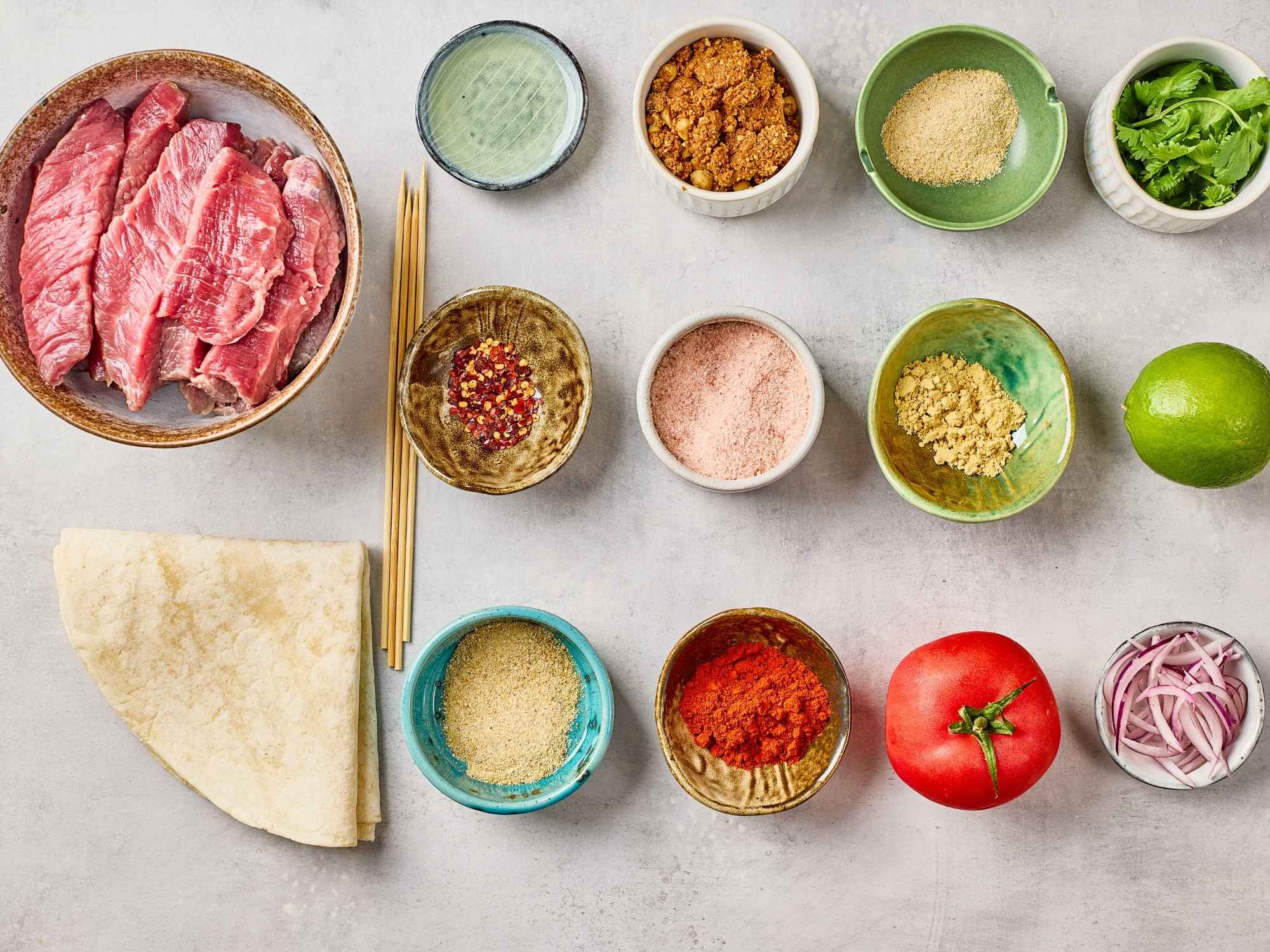 beef skewers ingredients
