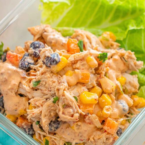 chipotle chicken salad meal prep