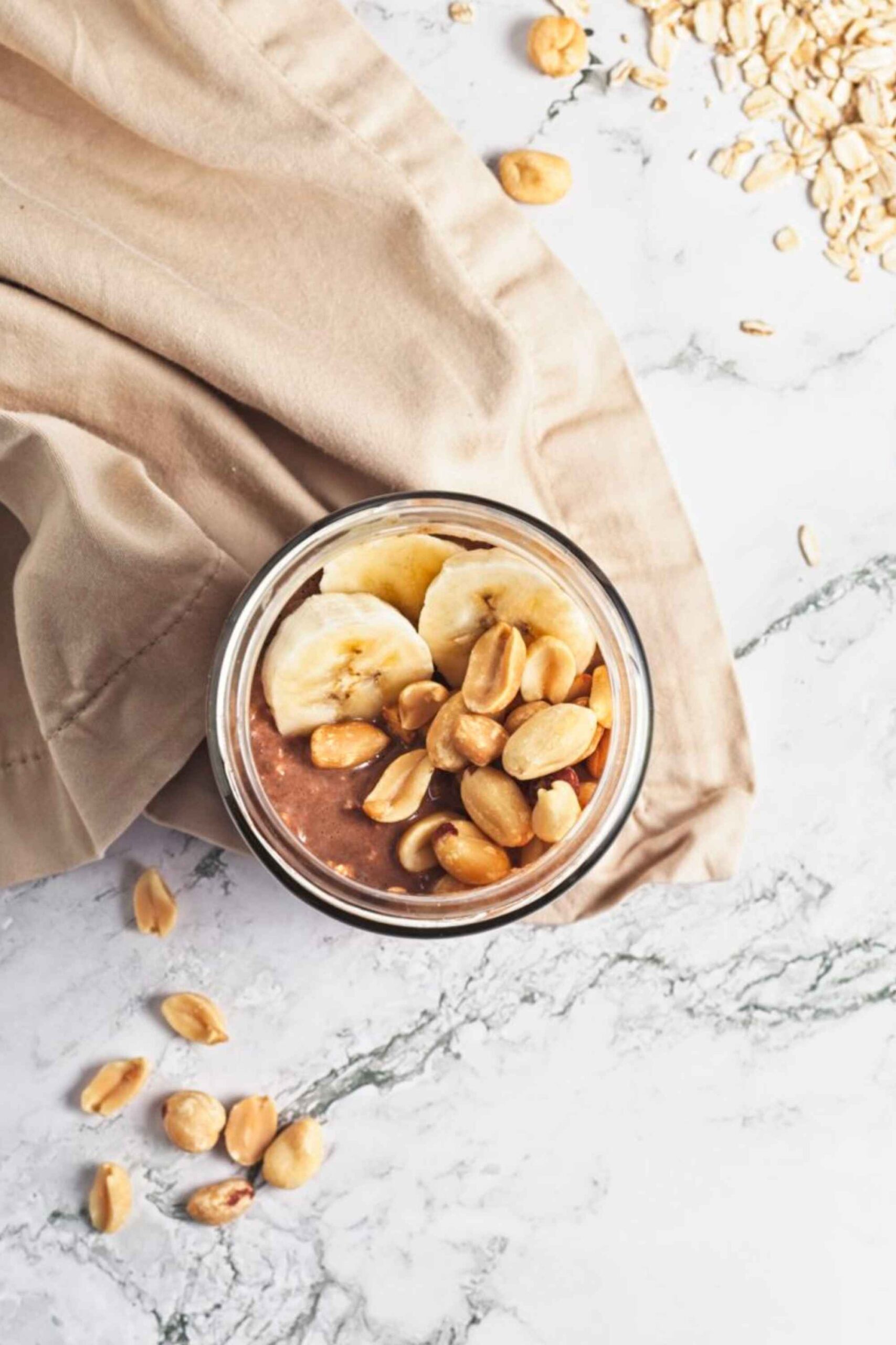 chocolate pb overnight oats