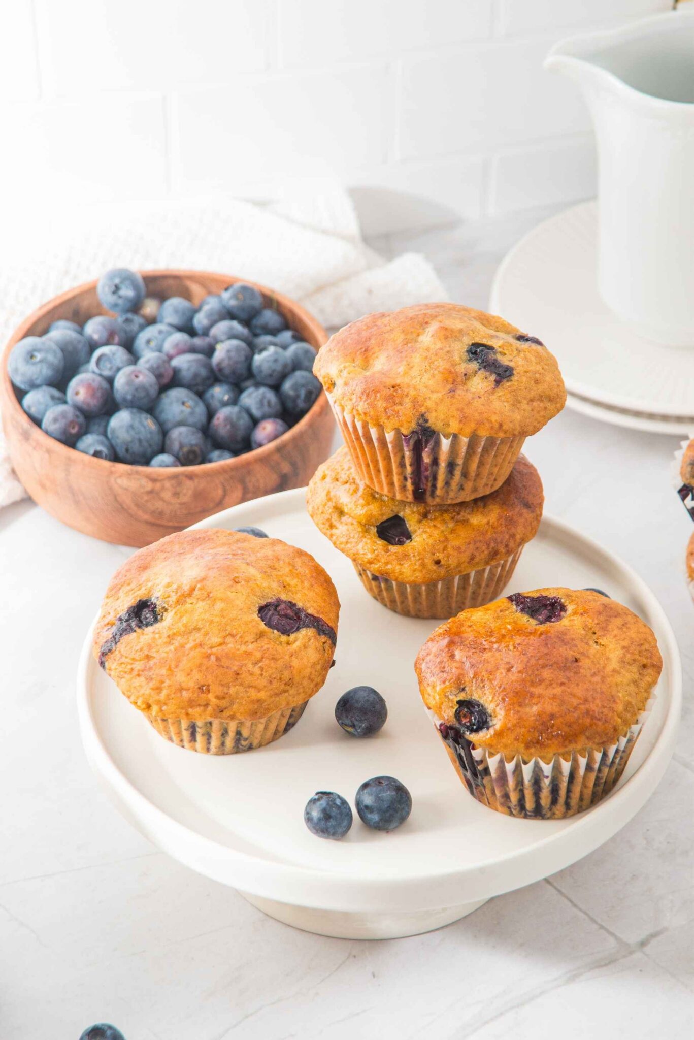 cottage cheese blueberry muffins