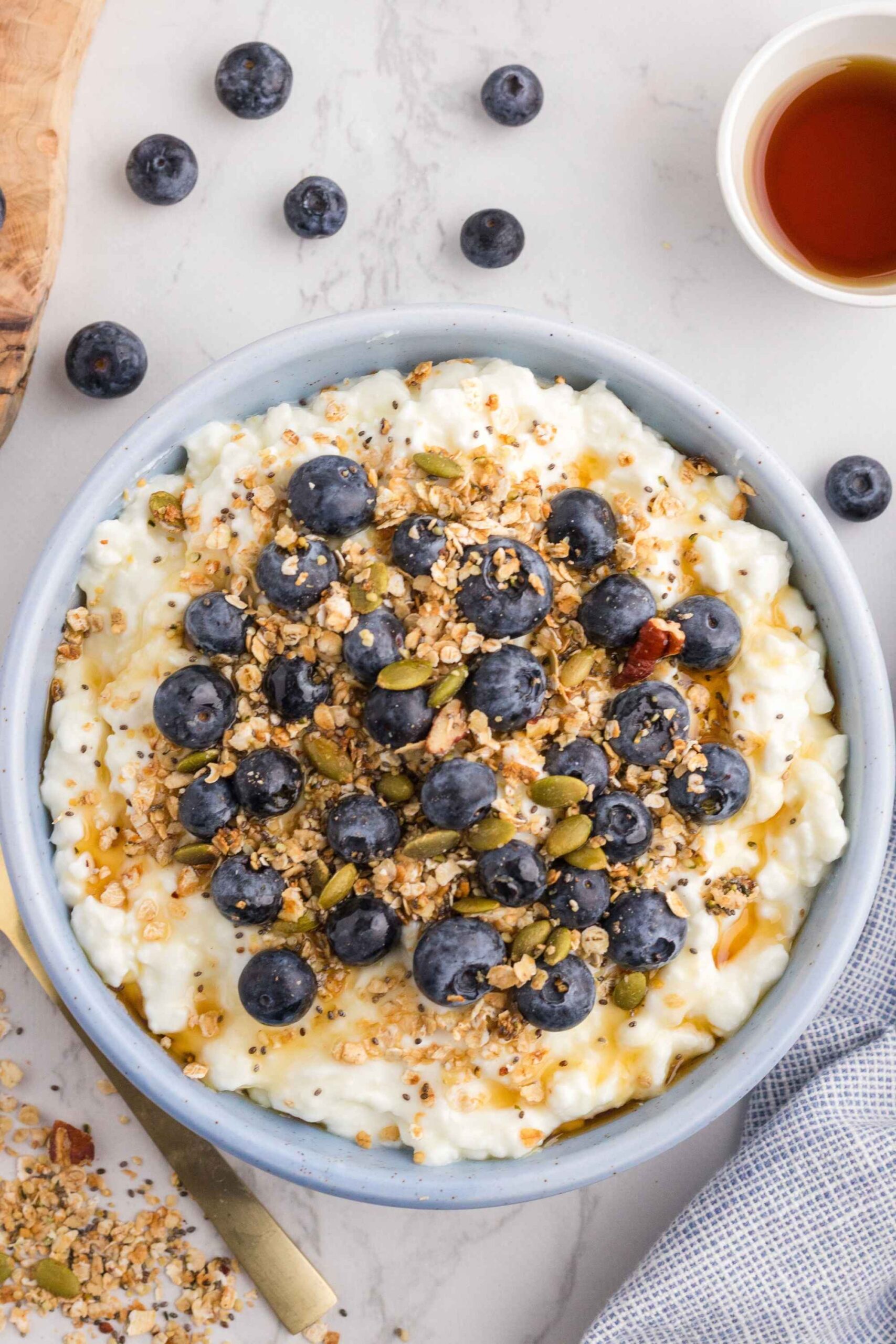 cottage cheese breakfast bowl