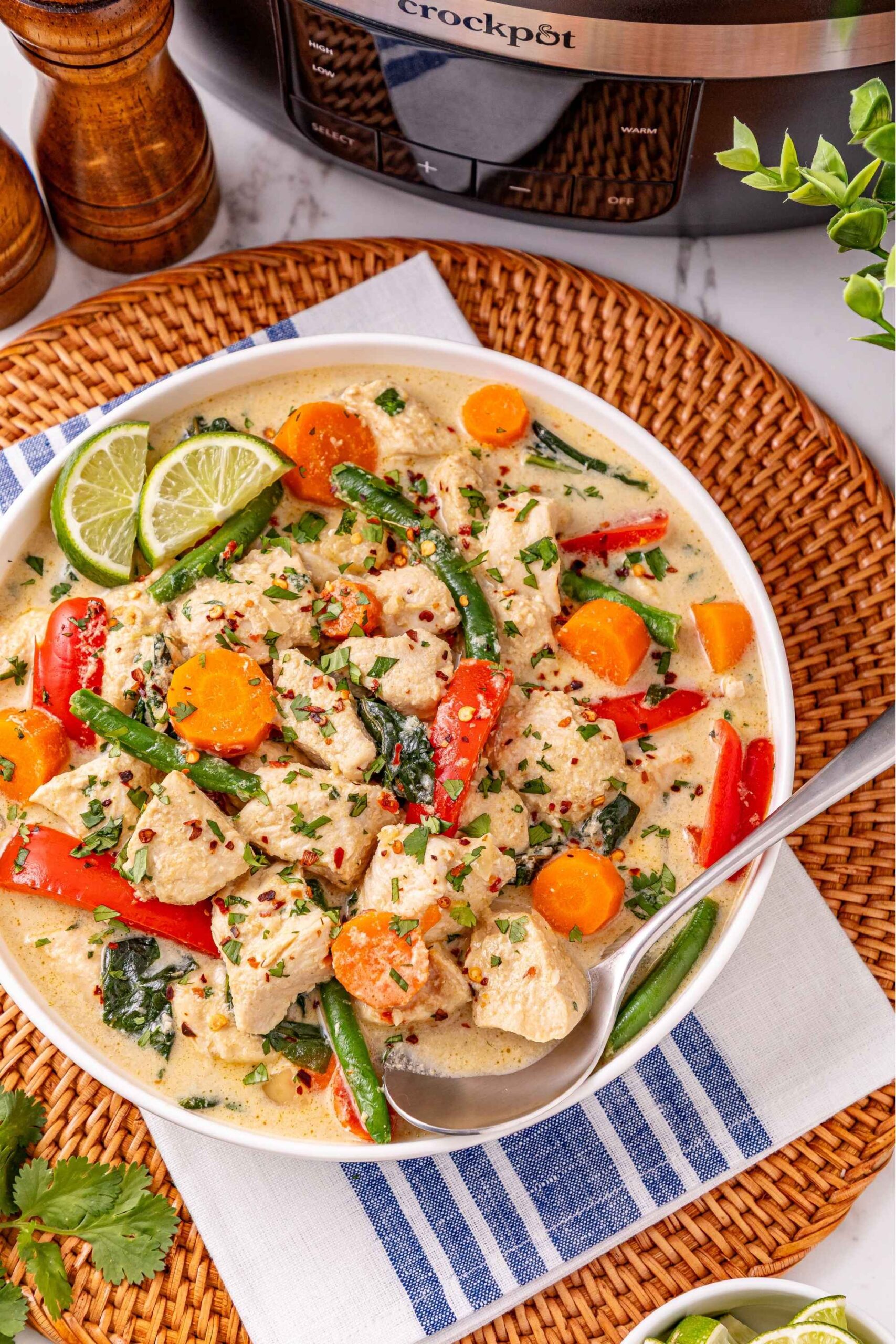 crockpot green curry
