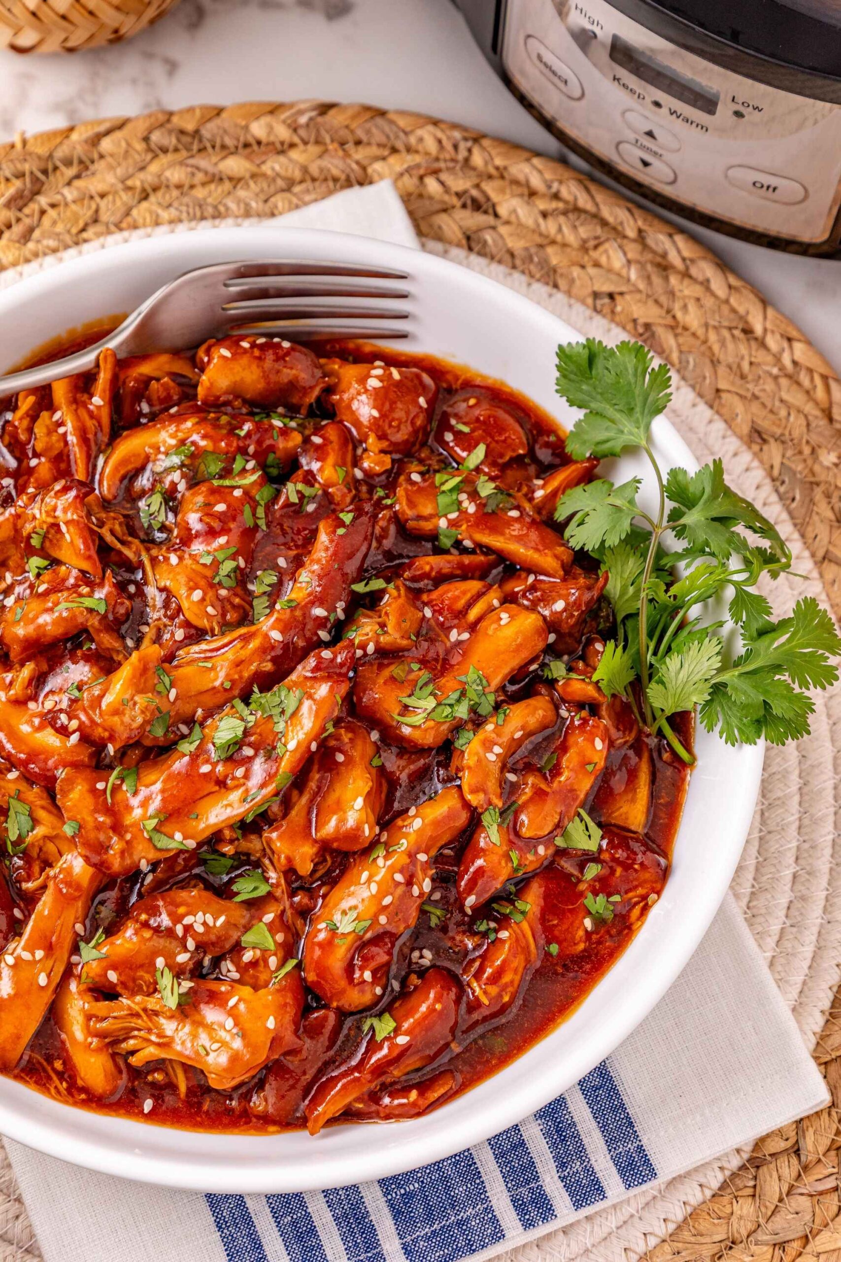crockpot honey garlic chicken thighs