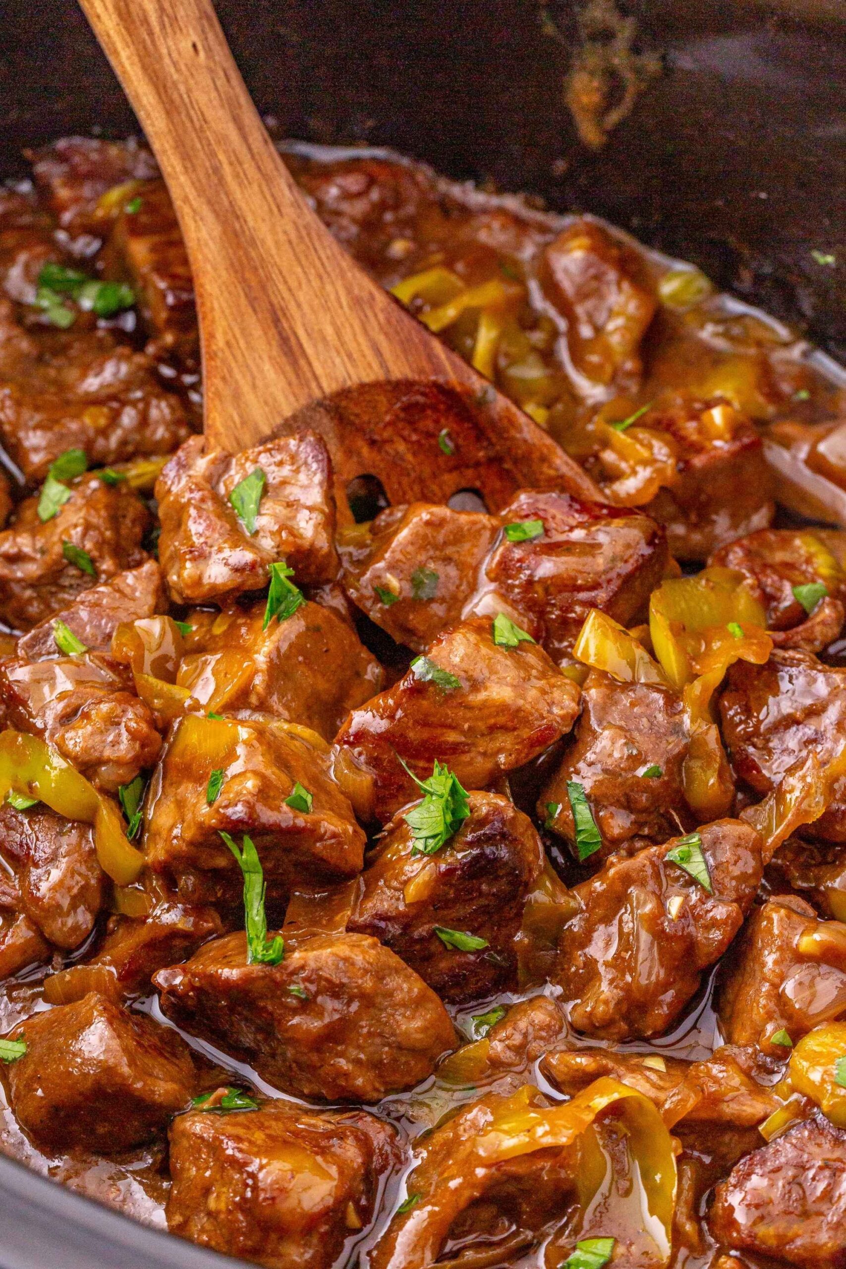crockpot steak bites