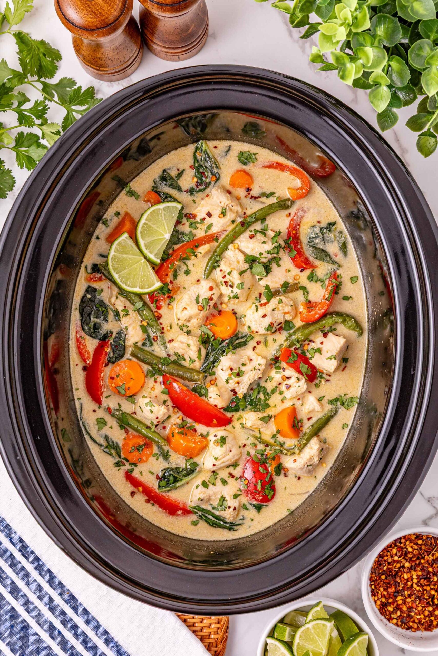 crockpot thai green curry