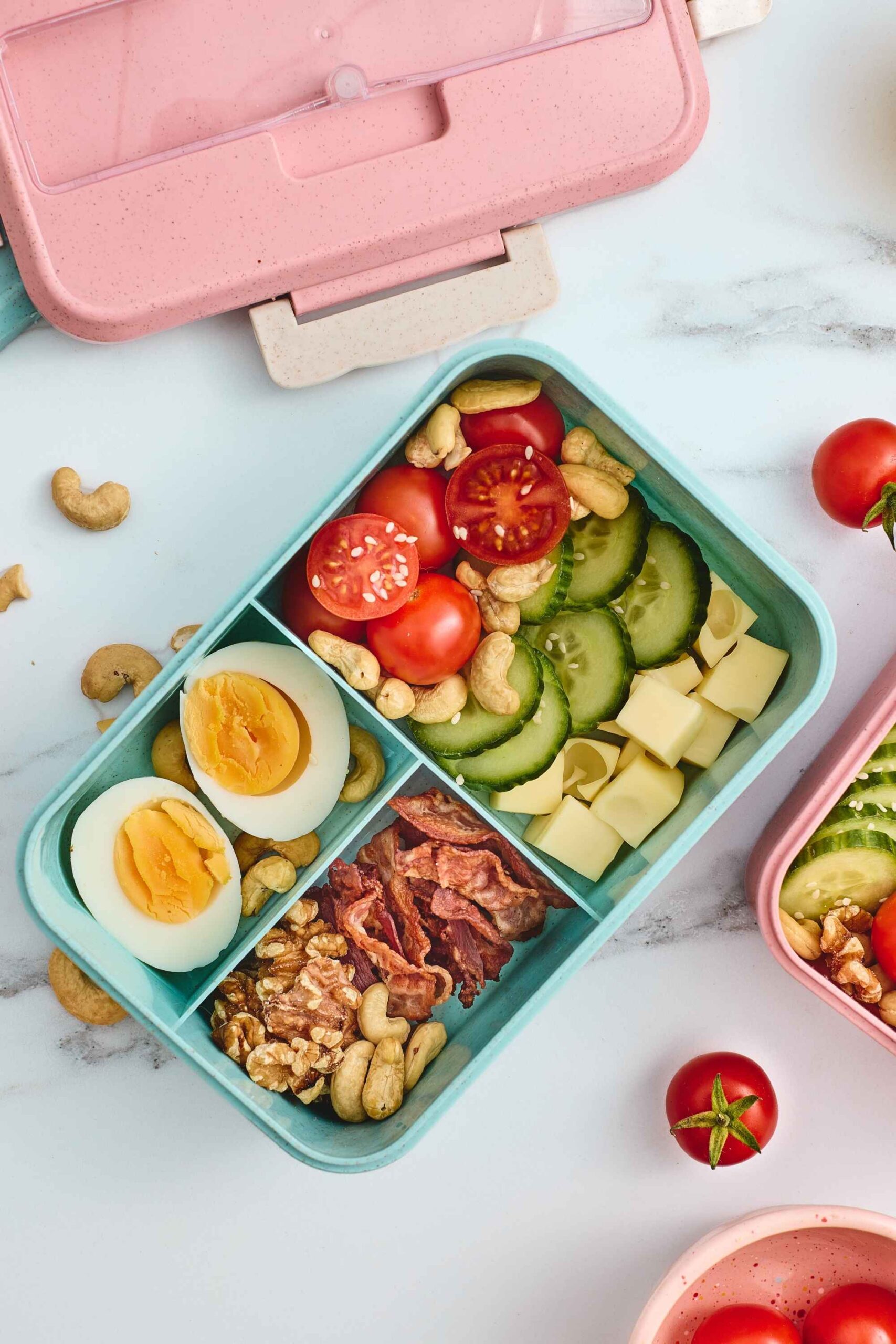 egg bacon lunchbox