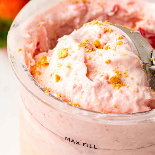ninja creami strawberry cheesecake ice cream