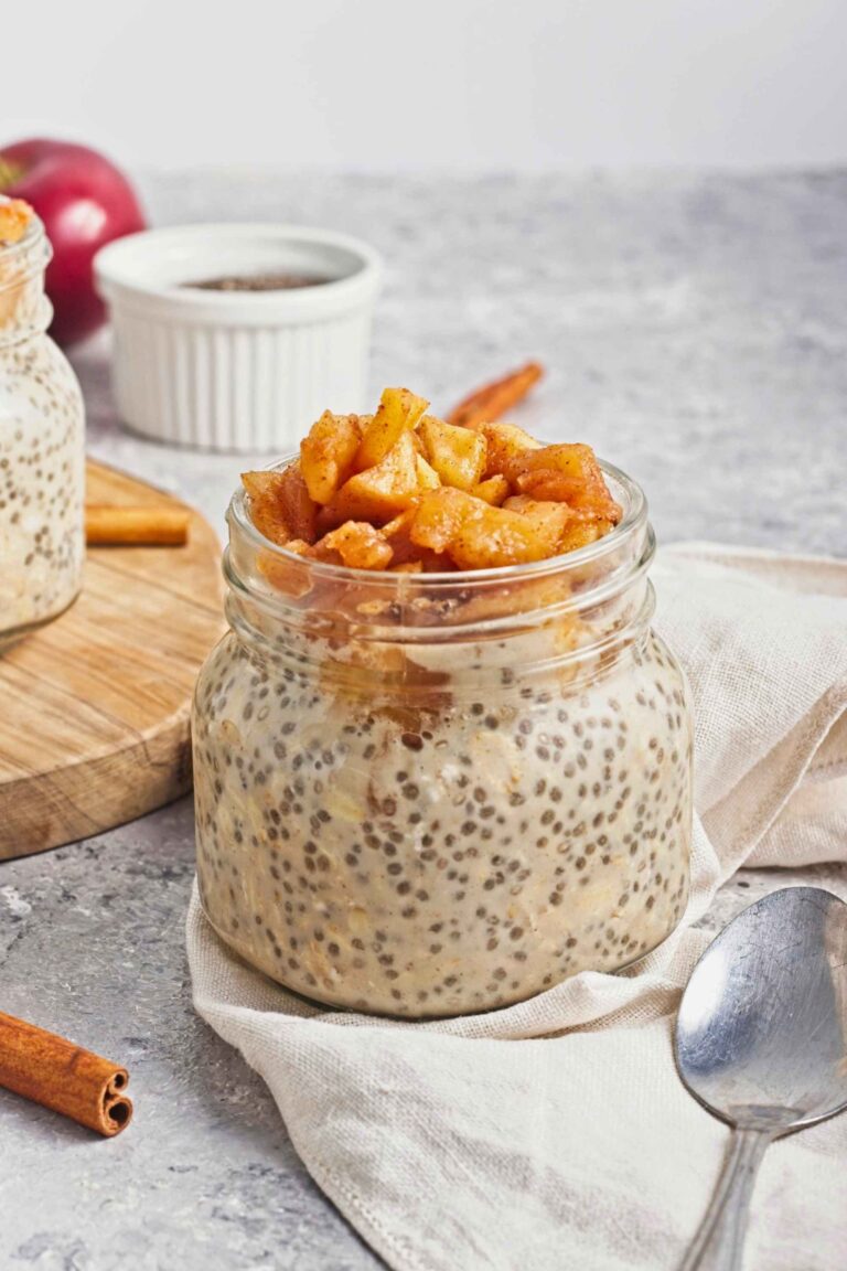overnight apple oats