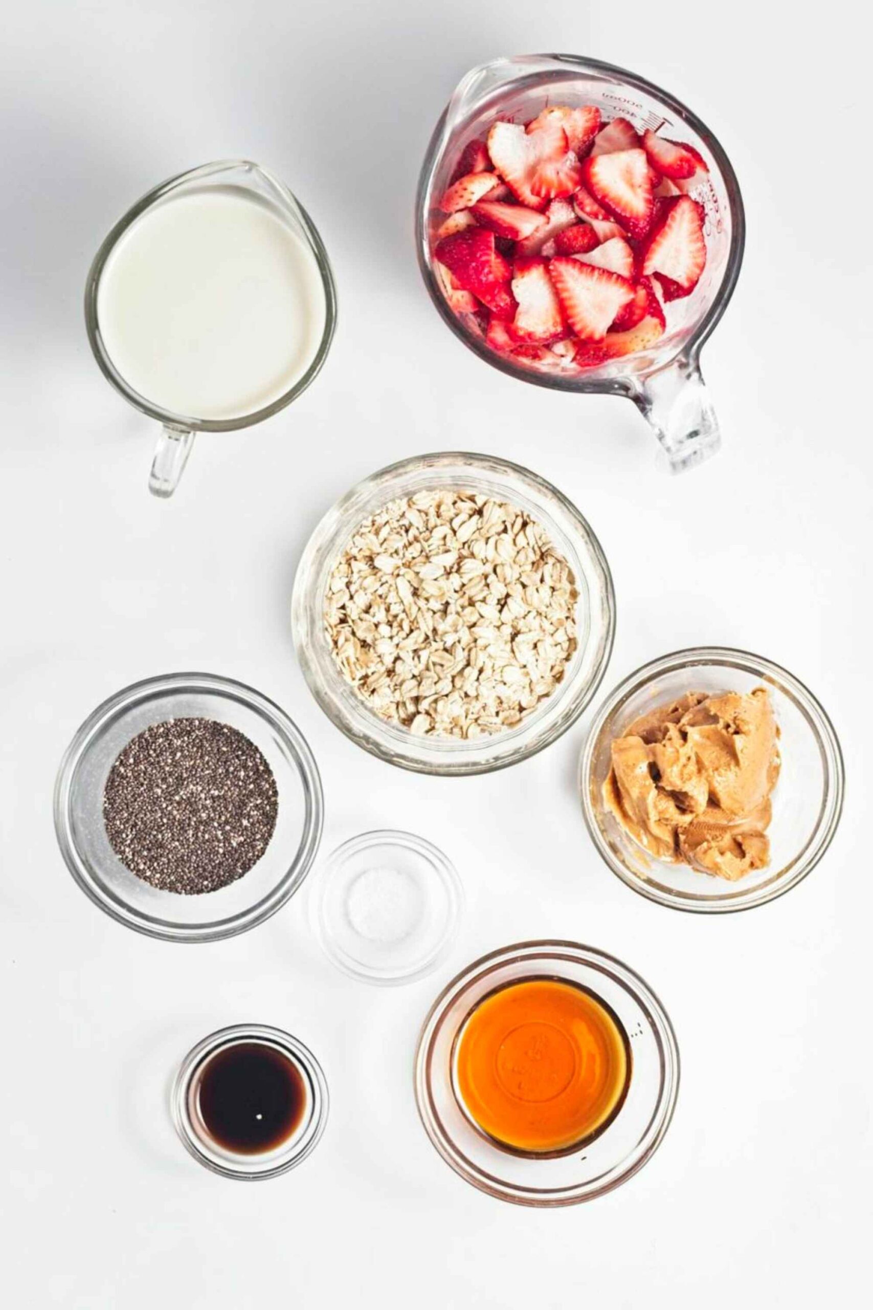 pbj overnight oats ingredients
