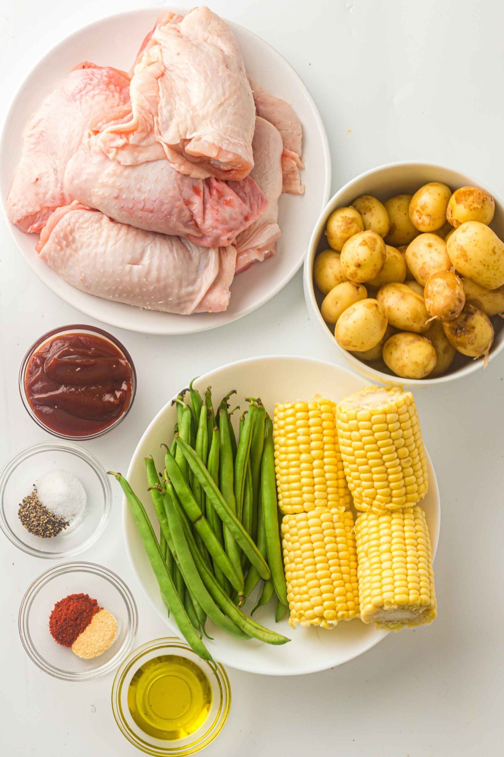 sheet pan bbq chicken ingredients