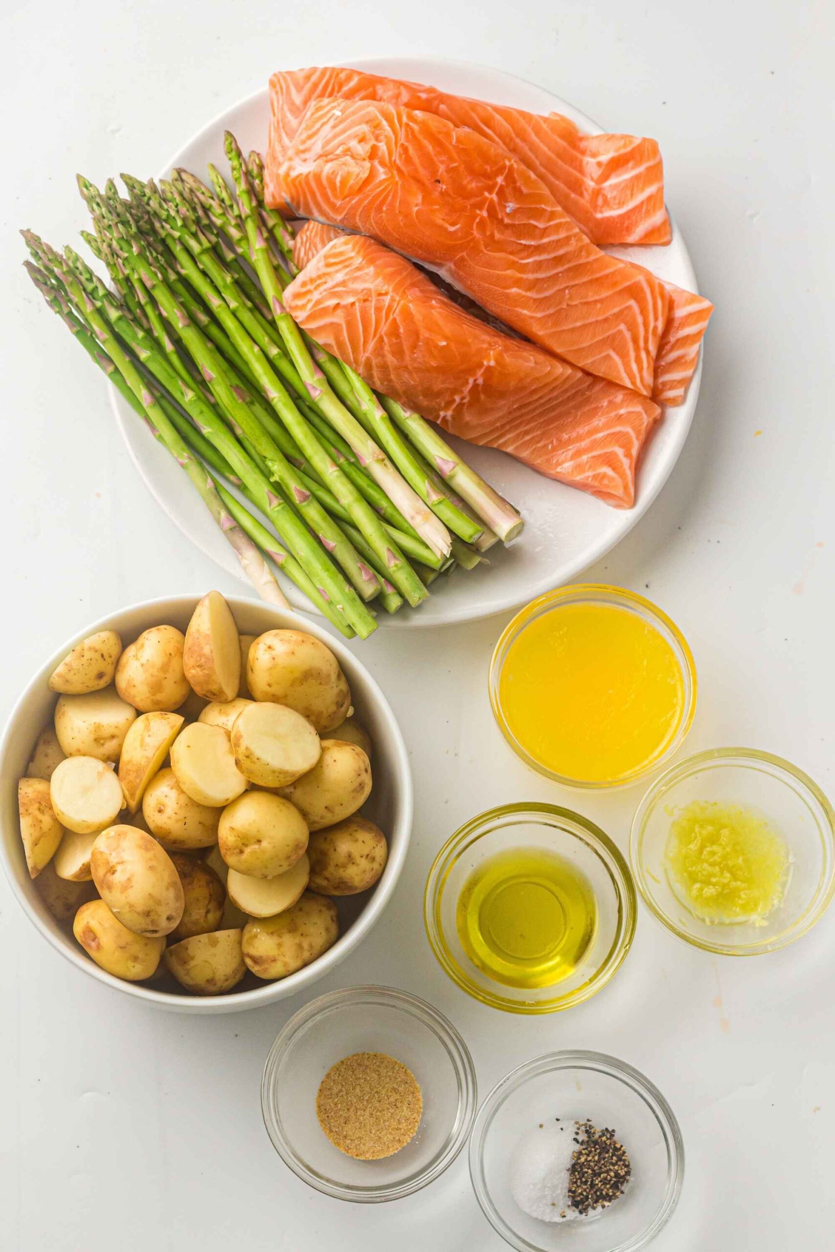 sheet pan salmon ingredients